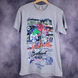 Testprint Bruce Lee Grateful Dead collage graphic tee